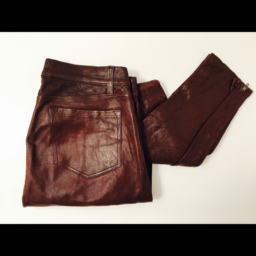 🚨SOLD🚨 J Brand Leather Jeans